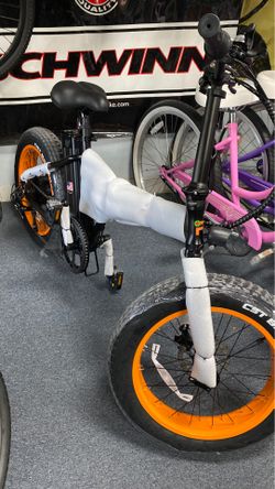 Electric folding bike