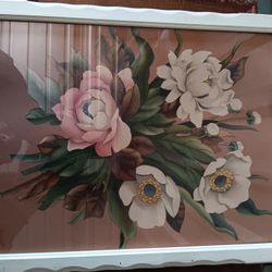 Antique Floral De Jonge Painting