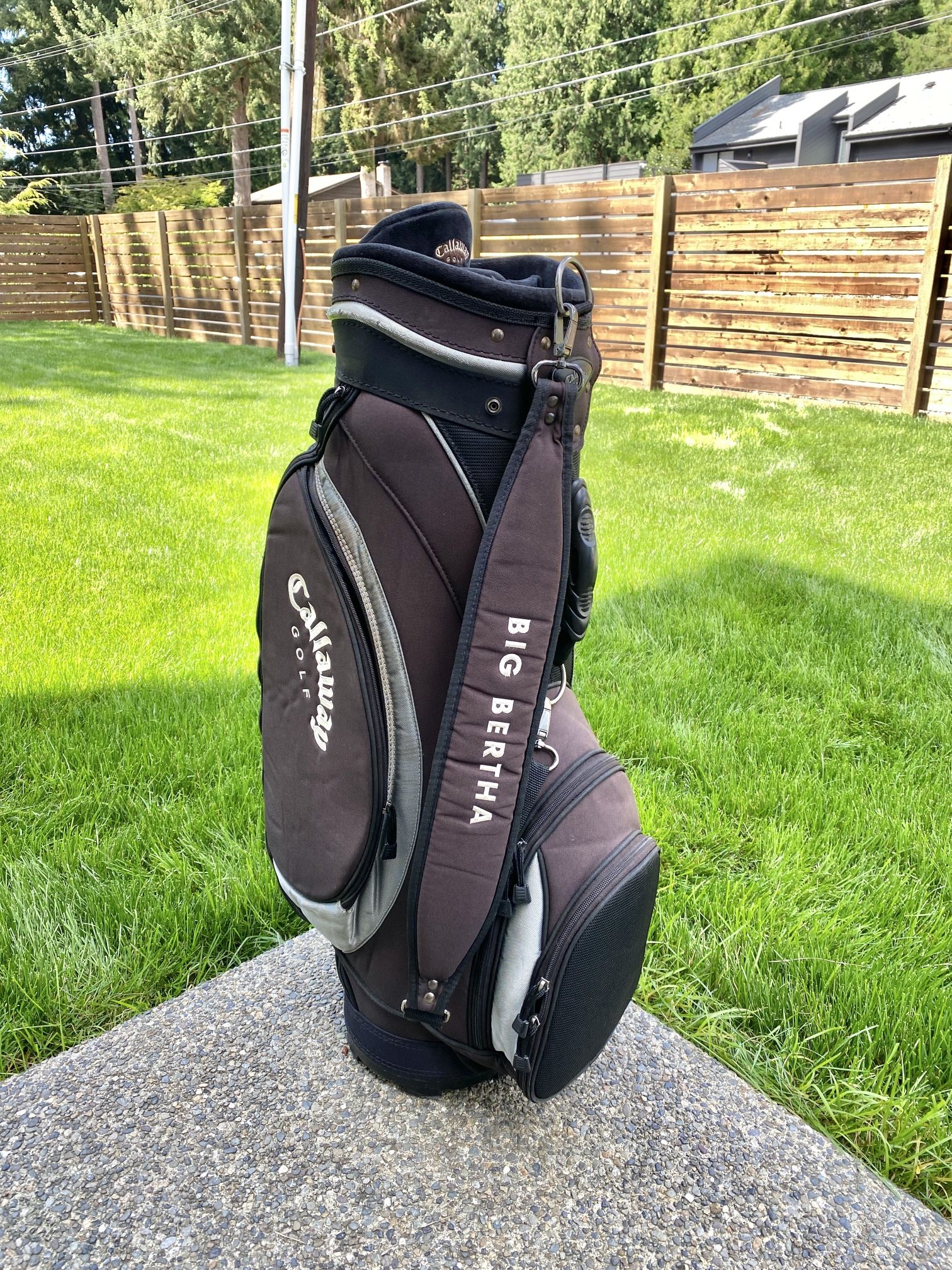 Calaway Big Bertha Golf Bag / Brown/ Black Color
