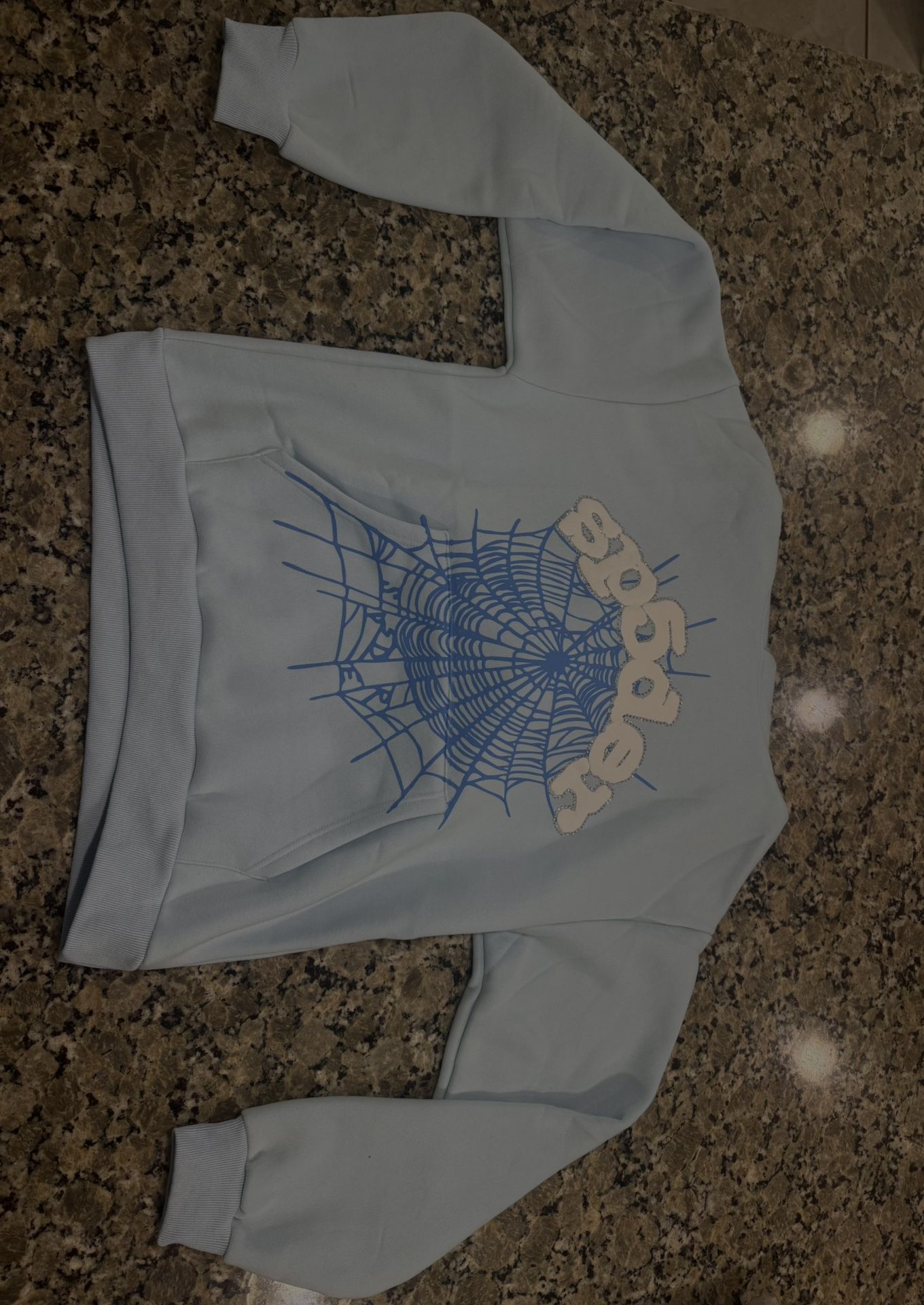 Sky Blue Sp5der Hoodie