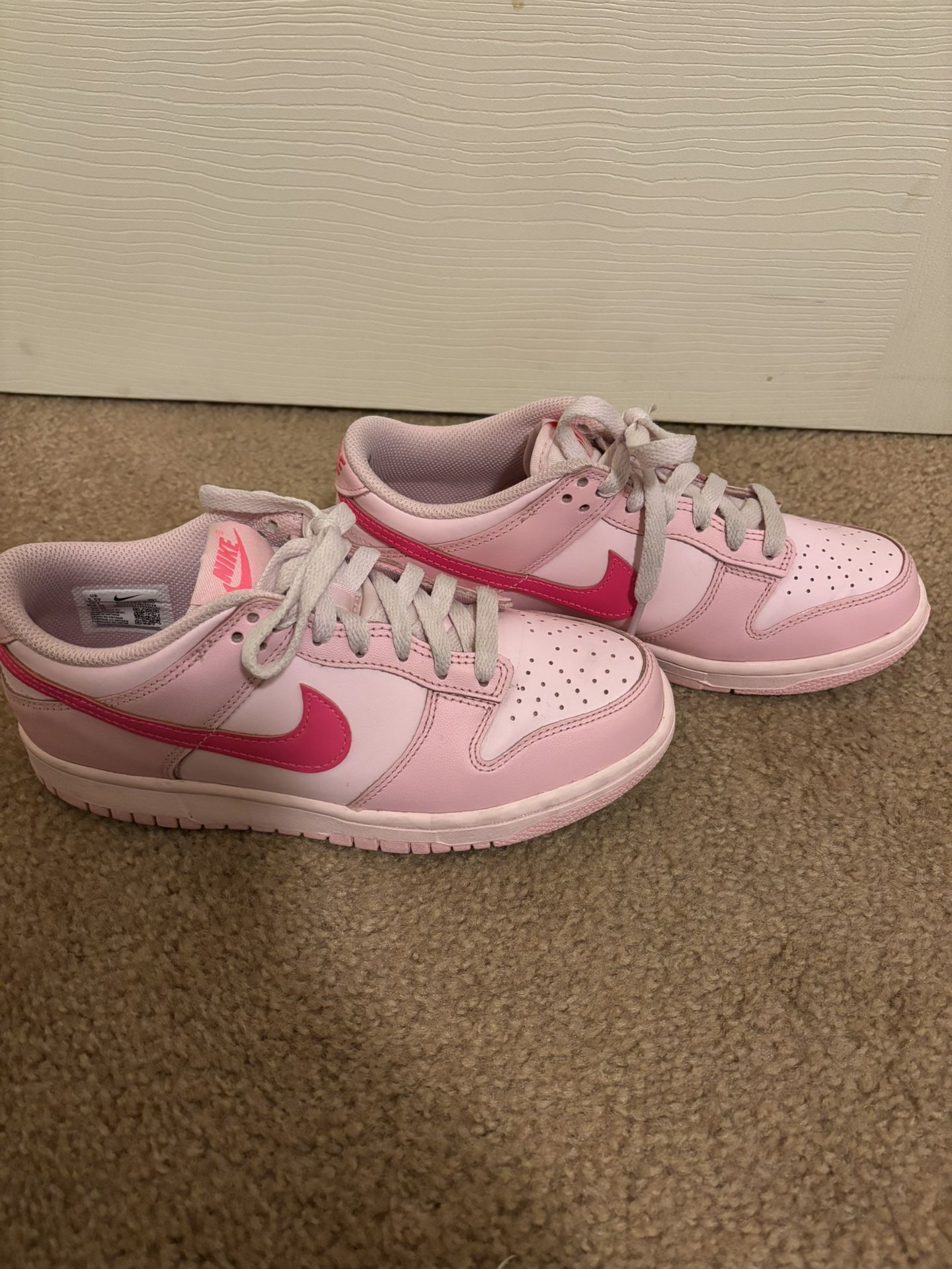 Nike Dunk Low GS Shoes - Triple Pink