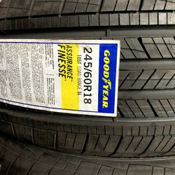 Set of brand new tires 245/60R18 Goodyear assurance finesse for only $650 all four tires