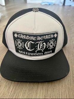 Chrome Heart white trucker hat