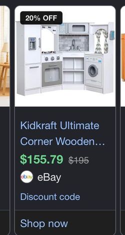KidKraft wooden corner kitchen Play set