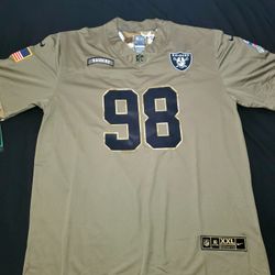 BRAND NEW NIKE SALUTE TO SERVICE MAXX CROSBY JERSEY 2XL