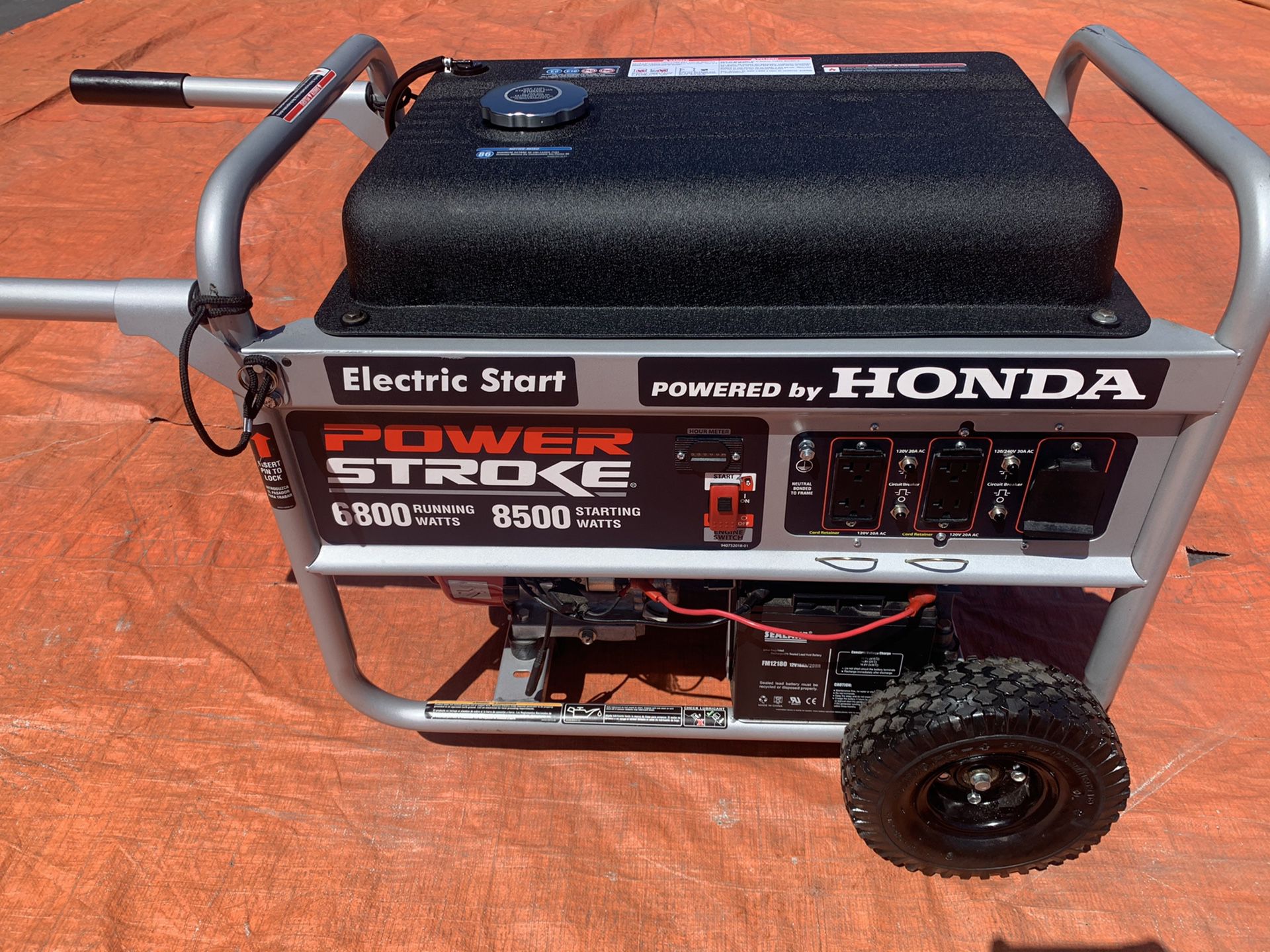 Honda Generator 8500 watts Electric Start!!!