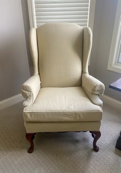 Matching Pair of Laine Wing Chairs