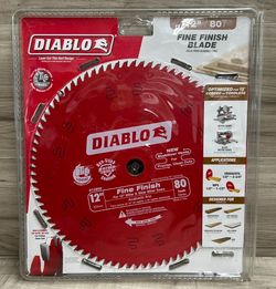 Diablo D1280X 12 Inch 80T Fine Finish Circular Saw Blade (PO1024276)