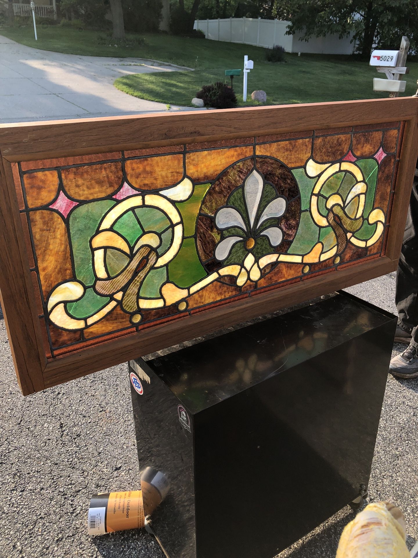 Antique Victorian Stain Glass