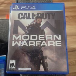 PS4 Game Call Of Duty Modern Warfare