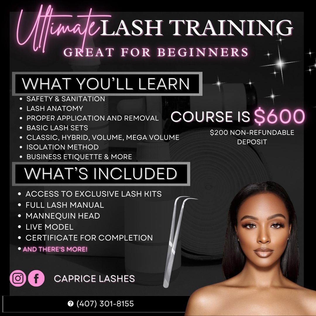 Eyelash Extensions Training