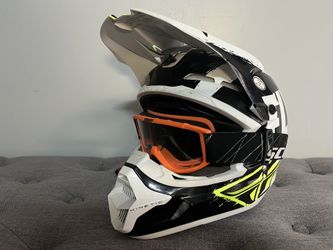 FLY Helmet -  With Googles Size YM