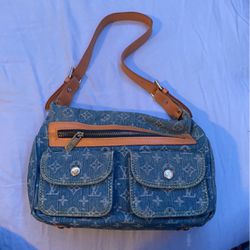 Lv Denim Bag Vintage For Sale