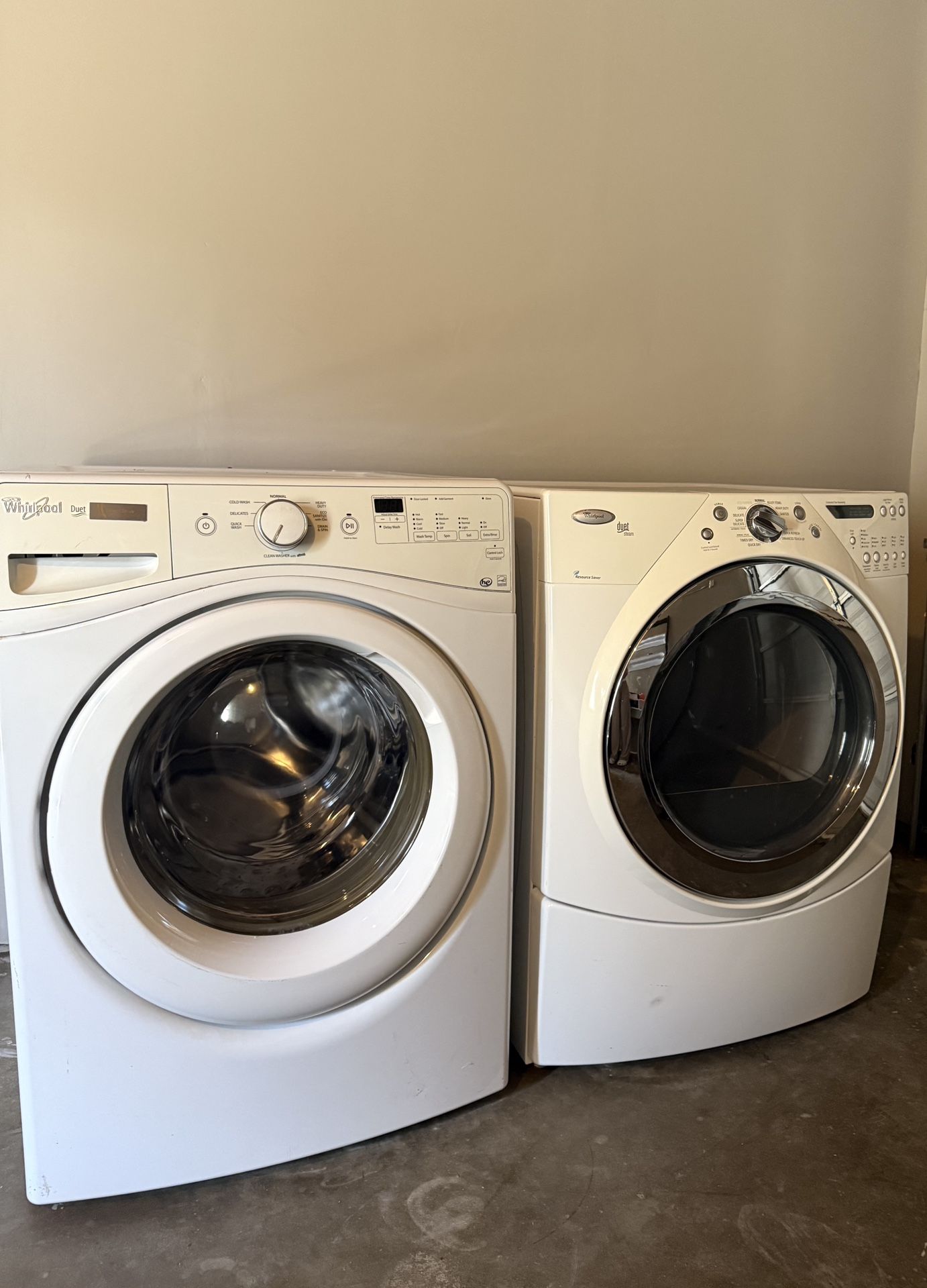Whirlpool Washer & Dryer