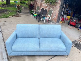 Blue Sofa and Chair