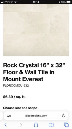 16x32 Tiles From Bedrosians