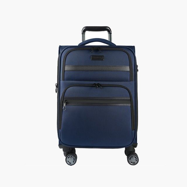 KROSER Softside Expandable Carry On Luggage with Spinner Wheels & Built-in
