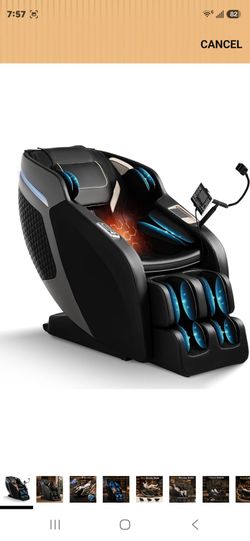 Luxury 4D Full Body Massage Chair with Calf Kneading, Zero Gravity SL-Track Shiatsu Recliner ,18 Auto Modes & 6 Massage Techniques,Lumbar & Calf Heati