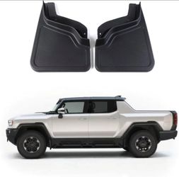 Mud Flaps Splash Guards Compatible with Hummer EV Pickup 2024 2025 2026 Splash Guard Fender Mud Guard No Drilling Required Fenders Exterior Accessorie