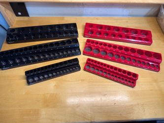 Work Kit Socket Organizer Trays - 6 Piece Set