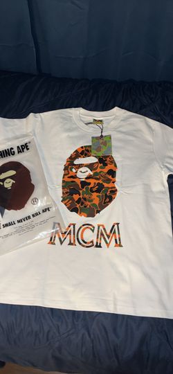 Small mcm bape shirt