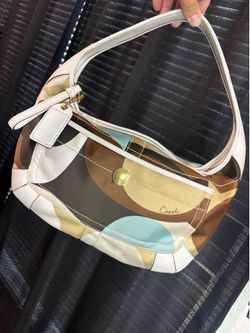Multicolored Coach Ergo Hobo