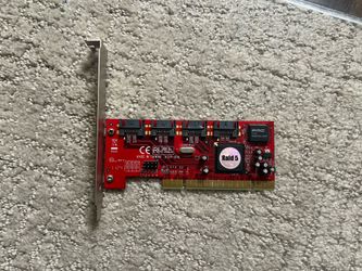 Rosewill A124-00B 4-Port PCI SATA Controller Card Raid 5