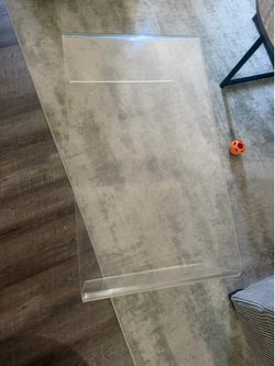 Acrylic coffee table