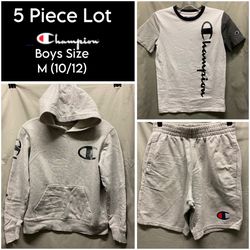6 Piece Champion Boys Lot Size Medium 10/12