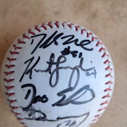 A's Signed Baseball