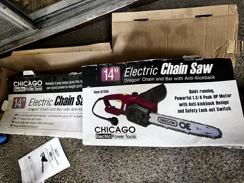 Chicago Electric Power Tools 14" Electric Chain Saw