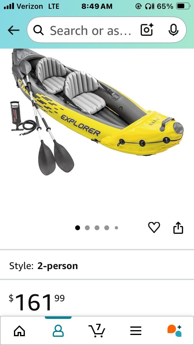 Two Man Inflatable Kayak.