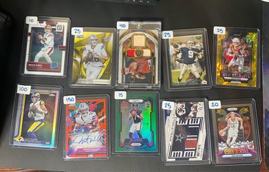 Mixed Sports Trading Card Lot of 10
