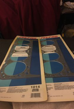 Brand new never use head gasket for small block Chevy 400 made by fel-pro $25.00