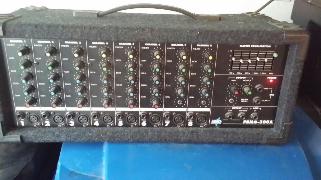 Kmd pbm8-300a 8 channel mixer