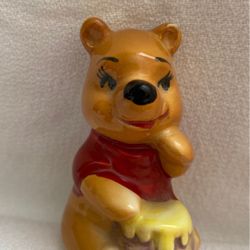 Disney Winnie the Pooh porcelain figure 2.5” tall made in Japan