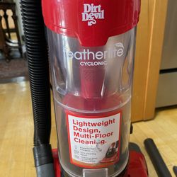 Dirt Devil Upright Vacuum Cleaners, Corded, Lightweight with Attachments 