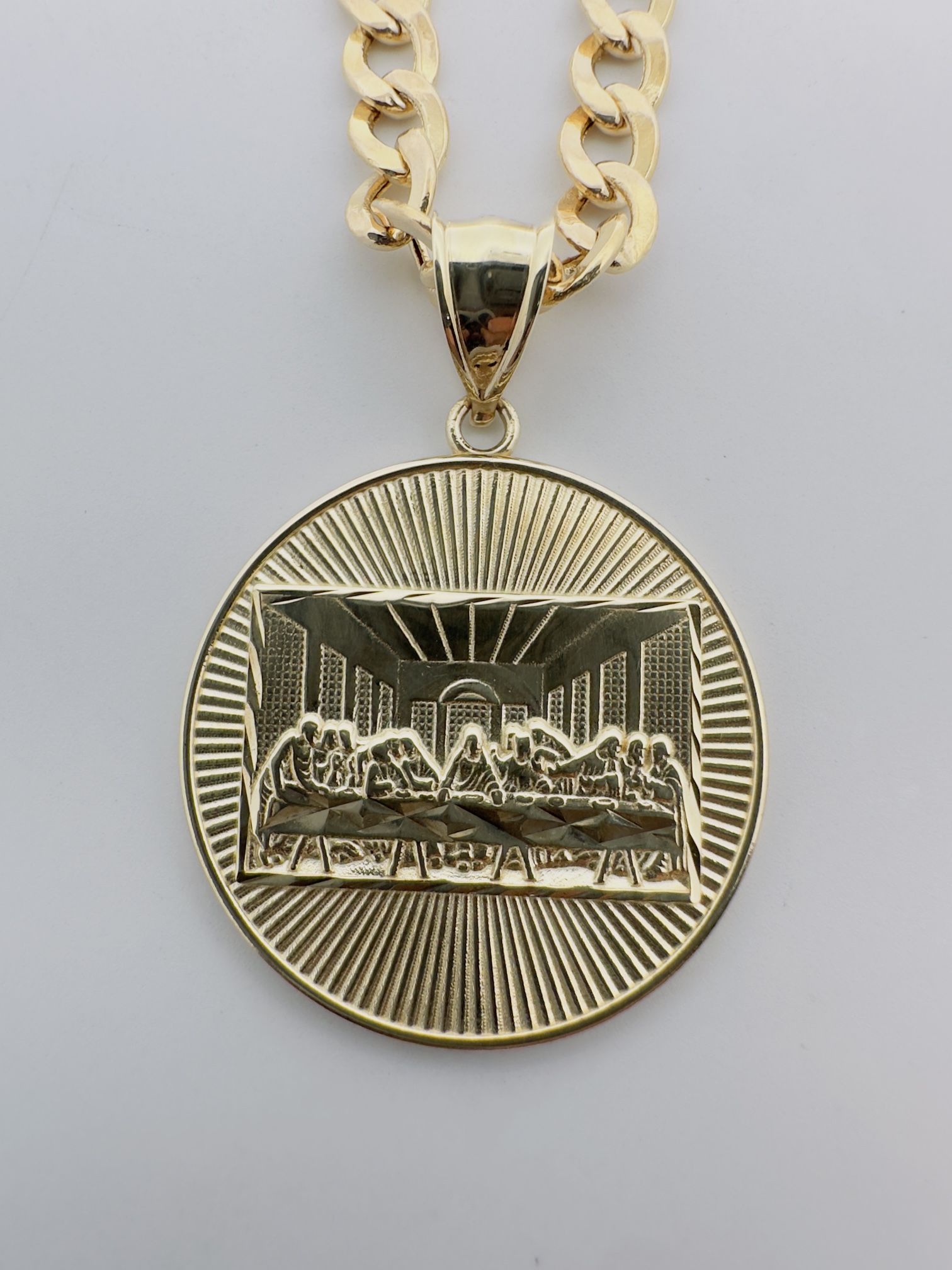 10K Gold Last Supper Charm