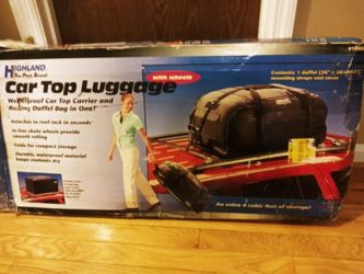 Highland roof top luggage carrier clearance