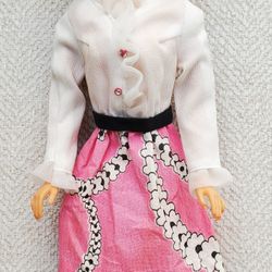 Vintage Barbie 1969 # 1863 Pretty Power Dress 