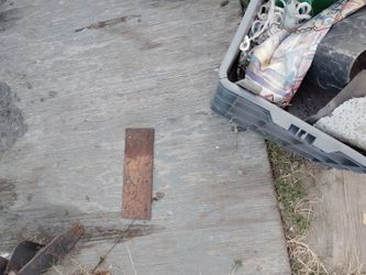Galvanized metal plate