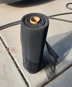 Black Plastic Mesh Netting Roll