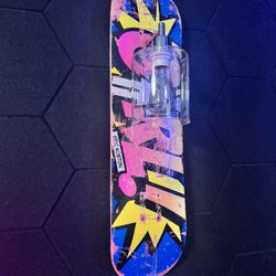 Custom Handmade Skateboard Lamp featuring a Rare Eric Koston Girl Deck