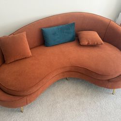 Orange Sofa 