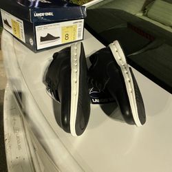 Lands' End Sport Oxford Shoes Black/White Men's 8