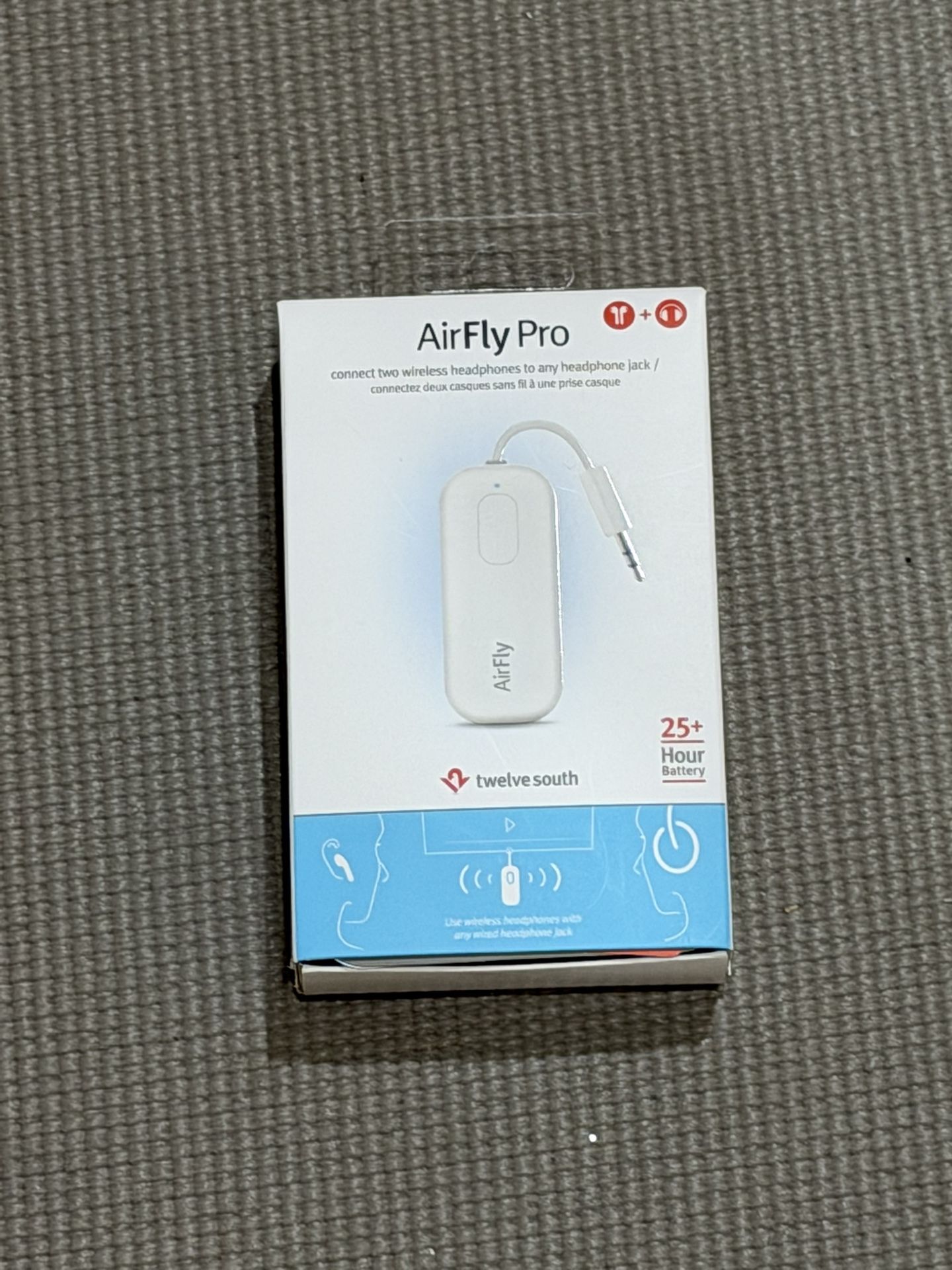 Brand new Twelve South AirFly Pro Bluetooth Wireless Audio Transmitter Receiver 25 Hr