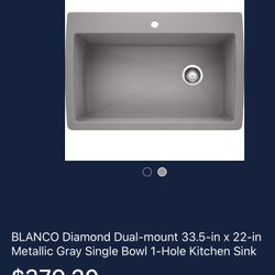 Sink Color Gris