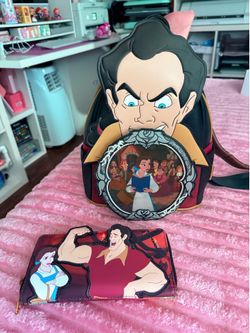 Loungefly Gaston Mini Backpack, Beauty and the Beast