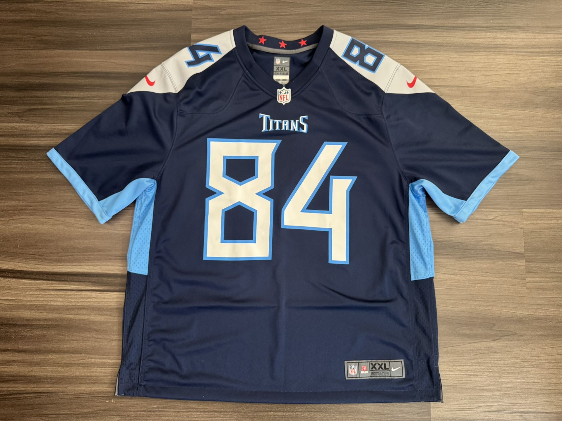 Nike Tennessee Titans Corey Davis #84 NFL Home Football Jersey Men’s 2XL XXL