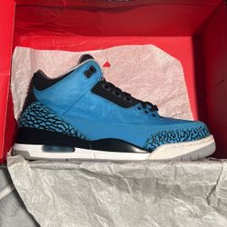 Retro 3 Powder Blue